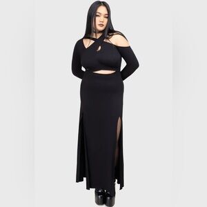 Killstar uprising dress in black plus size goth 4xl